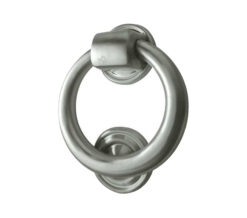 Ring Door Knocker (105mm Diameter), Satin Chrome