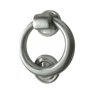 Ring Door Knocker (105mm Diameter), Satin Chrome