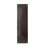 Raised Plain Fingerplate (305mm x 75mm), Dark Bronze