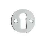 Standard Profile Round Escutcheon, Polished Chrome
