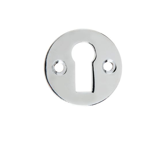 Standard Profile Round Escutcheon, Polished Chrome
