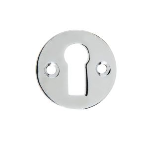 Standard Profile Round Escutcheon, Polished Chrome
