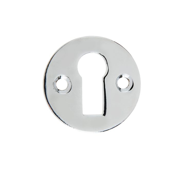 Standard Profile Round Escutcheon, Polished Chrome