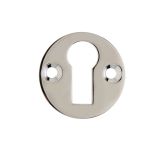 Standard Profile Round Escutcheon, Polished Nickel