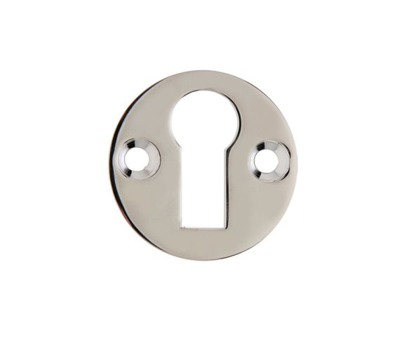 Standard Profile Round Escutcheon, Polished Nickel