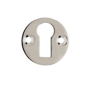 Standard Profile Round Escutcheon, Polished Nickel