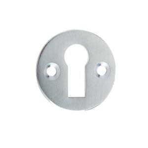 Standard Profile Round Escutcheon, Satin Chrome