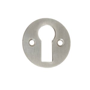Standard Profile Round Escutcheon, Satin Nickel
