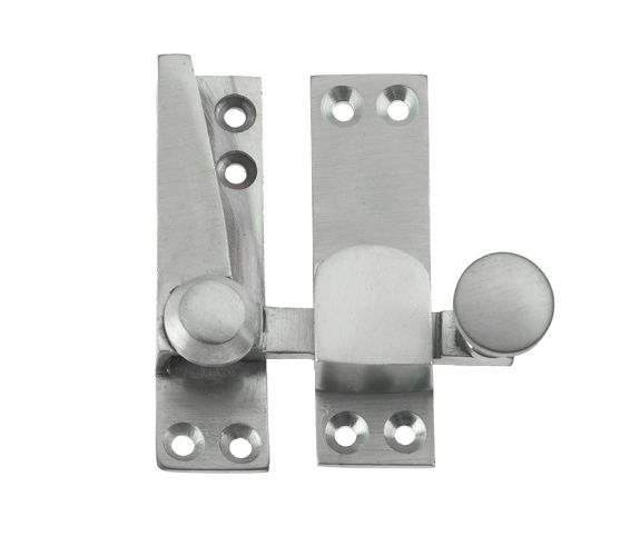 Heavy Quadrant Sash Window Fastener, Satin Chrome