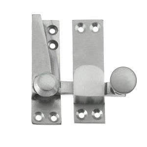 Heavy Quadrant Sash Window Fastener, Satin Chrome