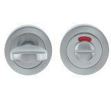 Bathroom Turn & Release With Indicator (50mm x 10mm), Satin Chrome