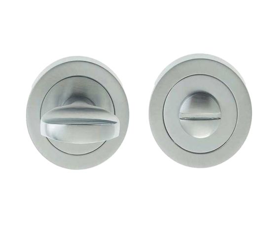 Bathroom Turn & Release – 50mm x 10mm – Satin Chrome
