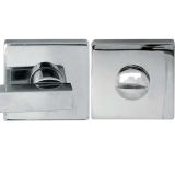 Square Bathroom Turn & Release (50mm x 10mm), Polished Chrome