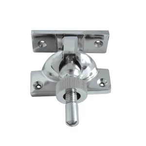 Heavy Brighton Sash Window Fastener, Polished Chrome