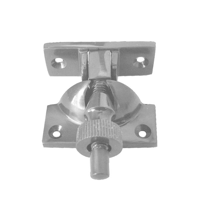 Heavy Brighton Sash Window Fastener, Satin Chrome