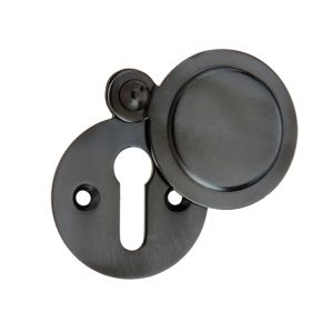 Standard Profile Round Covered Escutcheon, Dark Bronze