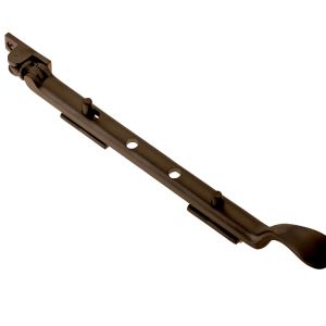 Heavy Casement Spoon End Window Stay (10″), Dark Bronze