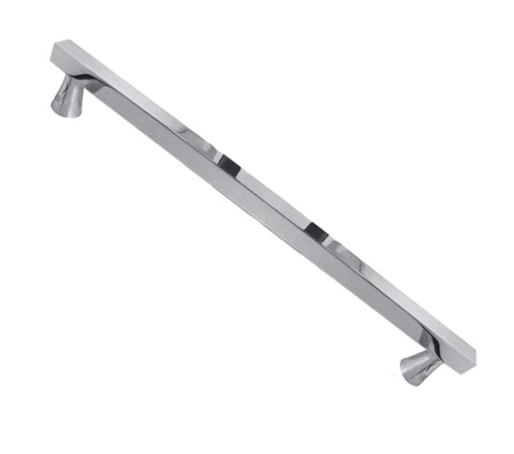 Kubus Pull Handle (300mm c/c), Polished Chrome
