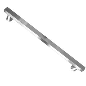 Kubus Pull Handle (300mm c/c), Satin Chrome