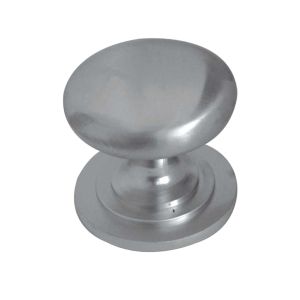 Cupboard Door Knobs (Various Sizes), Satin Chrome