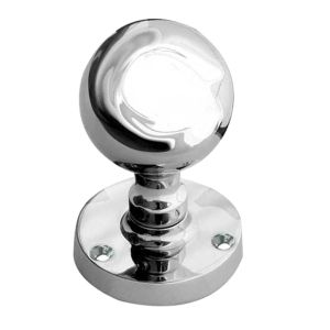 Ball Shape Mortice Door Knob, Polished Chrome (sold in pairs)