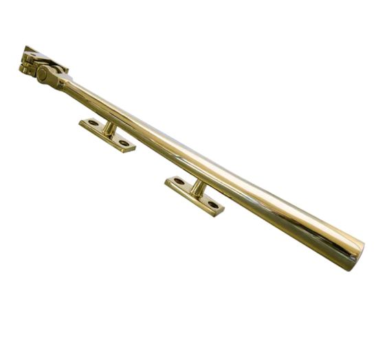Julietta Casement Window Stay (10″), Polished Brass