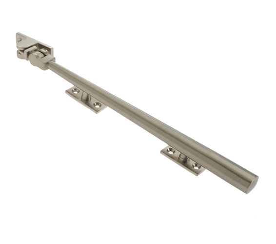 Julietta Casement Window Stay (10″), Satin Nickel