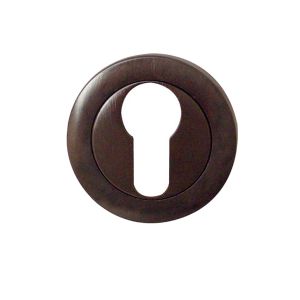 Euro Profile Escutcheons, Dark Bronze Finish