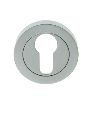 Euro Profile Escutcheon, Satin Chrome