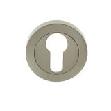 Euro Profile Escutcheon, Satin Nickel