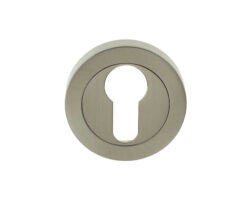 Euro Profile Escutcheon, Satin Nickel
