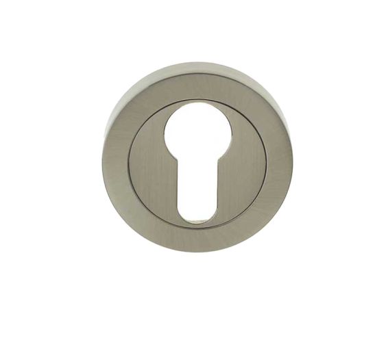 Euro Profile Escutcheon, Satin Nickel
