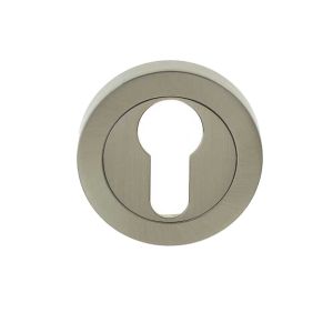Euro Profile Escutcheon, Satin Nickel