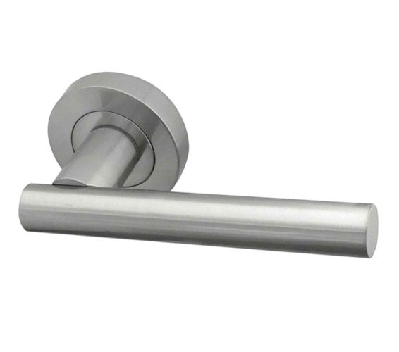 Petra Door Handles On Round Rose