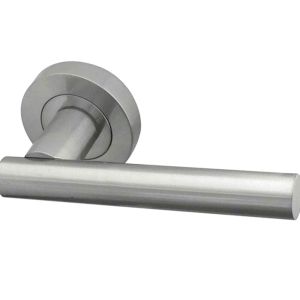 Petra Door Handles On Round Rose