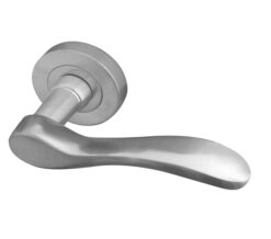 Turin Door Handles On Round Rose