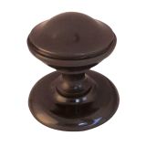 Centre Door Knob (66mm Diameter), Dark Bronze