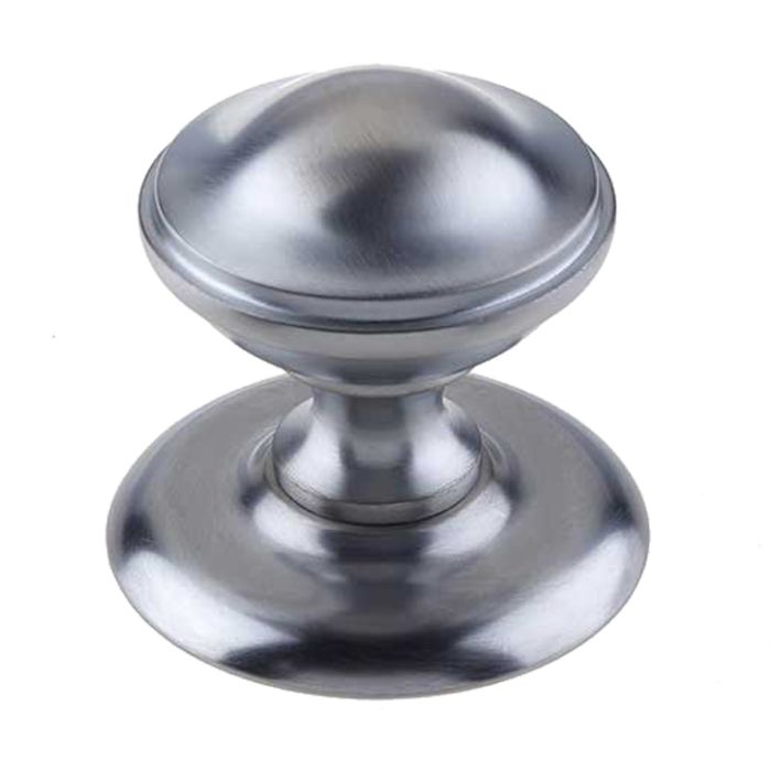 Centre Door Knob (66mm Diameter), Satin Chrome