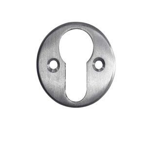 Euro Profile Escutcheon (40mm Diameter), Satin Chrome