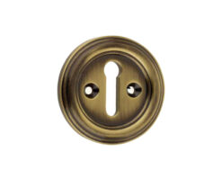 Parisian Standard Profile Escutcheon, Antique Bronze