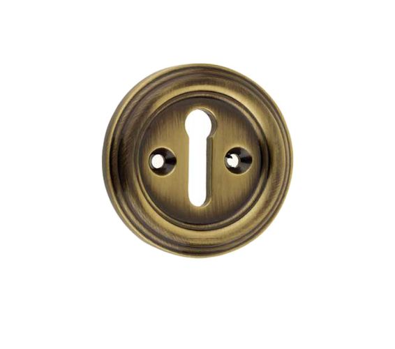 Parisian Standard Profile Escutcheon, Antique Bronze