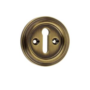 Parisian Standard Profile Escutcheon, Antique Bronze