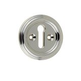 Parisian Standard Profile Escutcheon, Polished Nickel