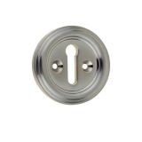 Parisian Standard Profile Escutcheon, Satin Nickel