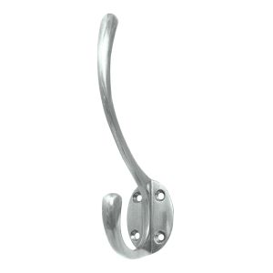 Hat & Coat Hook (142mm x 64mm), Polished Chrome