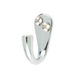 Robe Hook (44mm x 36mm), Polished Chrome