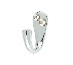 Robe Hook (44mm x 36mm), Polished Chrome