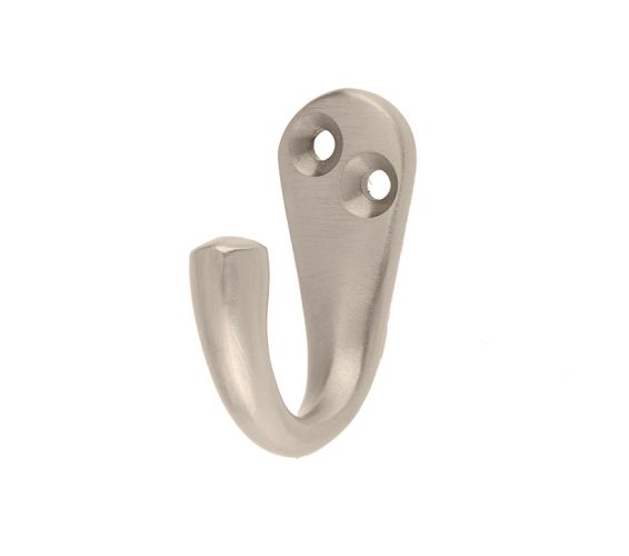Robe Hook (44mm x 36mm), Satin Nickel