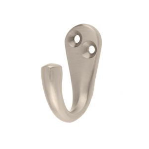 Robe Hook (44mm x 36mm), Satin Nickel