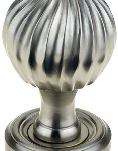 Parisian Clarisse Mortice Door Knob, Satin Nickel (sold in pairs)